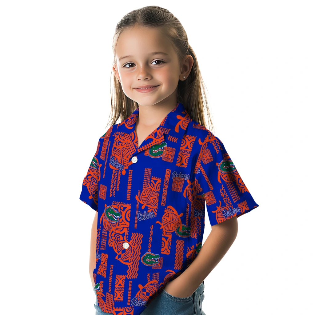 Florida Gators Hawaiian Shirt - Turtle Lines florida gators turtle lines blue hawaiian shirts premium grade