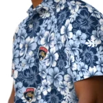 Florida Panthers Hawaiian Shirt – Hibiscus Blooms