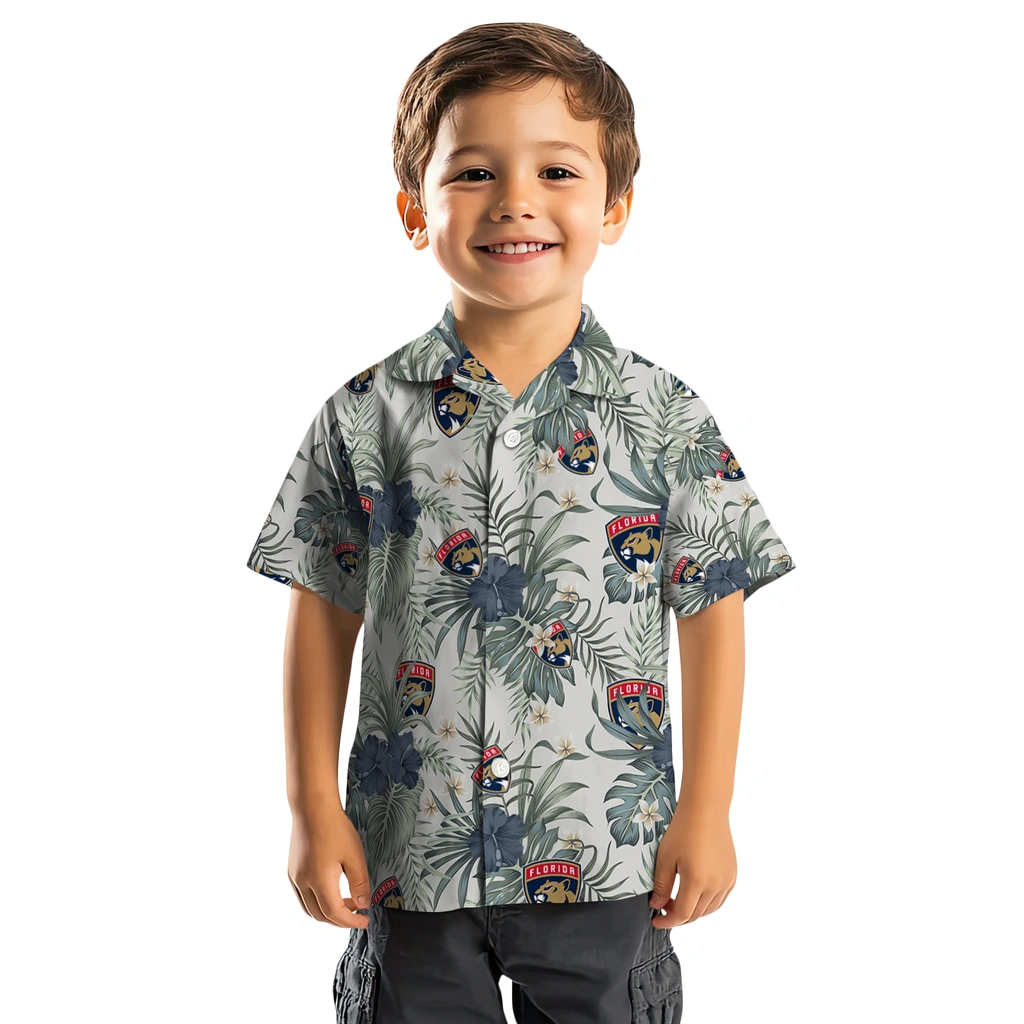 Florida Panthers Hawaiian Shirt - Hibiscus Designs florida panthers hibiscus designs beige hawaiian shirts top rated