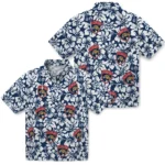 Florida Panthers Hawaiian Shirt – Hibiscus Motif