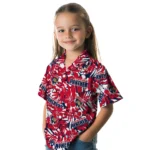 Florida Panthers Hawaiian Shirt – Hibiscus Overlay