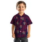 Florida Panthers Hawaiian Shirt – Leaf Outline