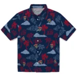 Florida Panthers Hawaiian Shirt – Palm And Clouds