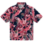 Florida Panthers Hawaiian Shirt – Palm Leaves
