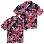 Florida Panthers Hawaiian Shirt – Palm Leaves