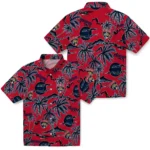 Florida Panthers Hawaiian Shirt – Palm Sunset