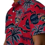 Florida Panthers Hawaiian Shirt – Palm Sunset