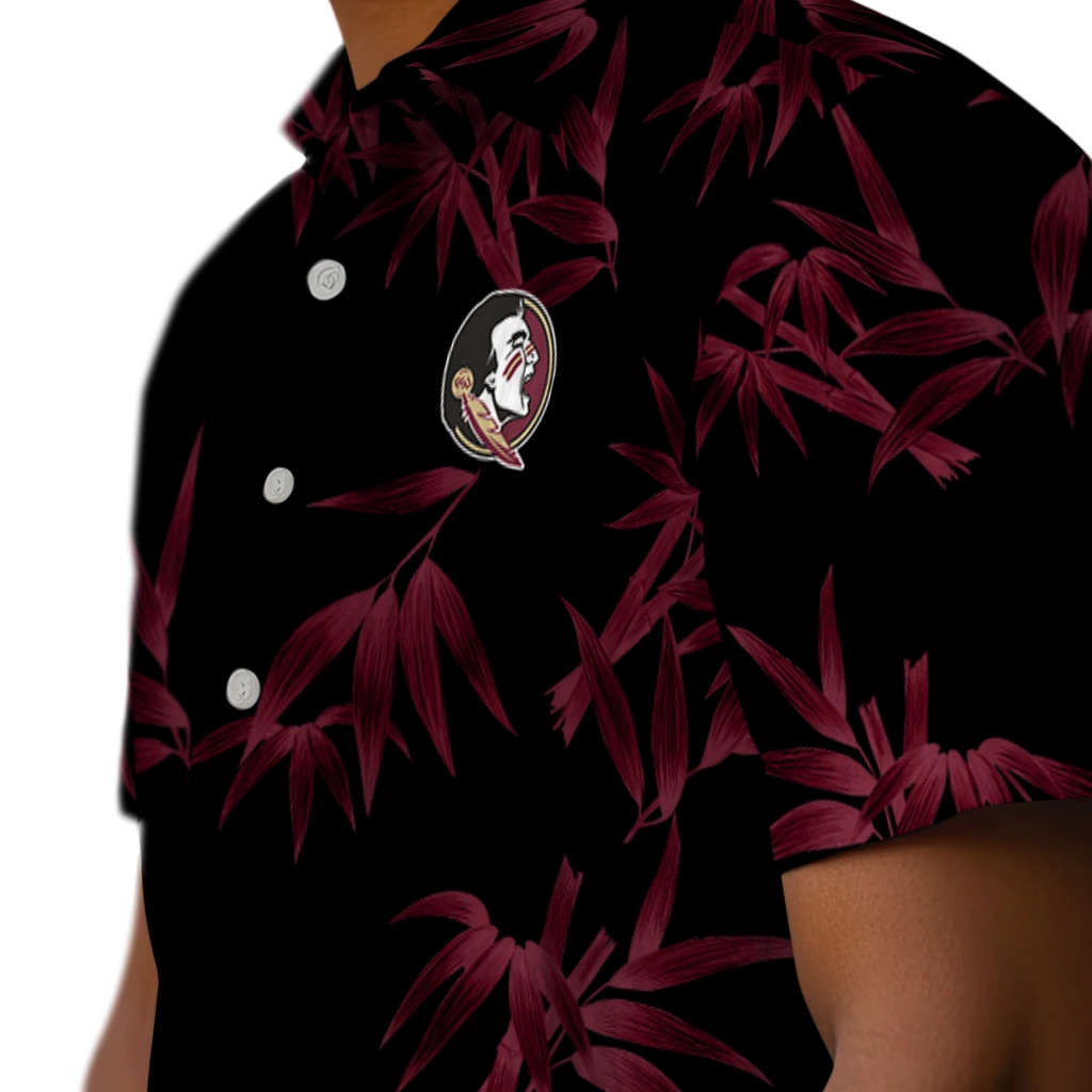 Florida State Seminoles Hawaiian Shirt - Bamboo Branches florida state seminoles bamboo branches garnet black hawaiian shirts trendy