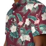Florida State Seminoles Hawaiian Shirt – Flamingo and Hibiscus