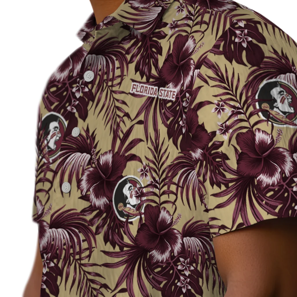 Florida State Seminoles Hawaiian Shirt - Hibiscus Exotic florida state seminoles hibiscus exotic garnet hawaiian shirts trendy