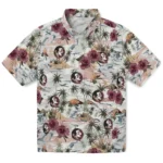 Florida State Seminoles Hawaiian Shirt – Hibiscus Seaside