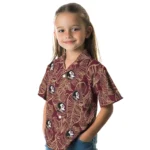 Florida State Seminoles Hawaiian Shirt – Leaf Outline