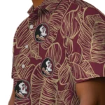 Florida State Seminoles Hawaiian Shirt – Leaf Outline