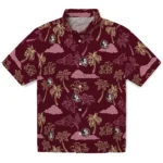Florida State Seminoles Hawaiian Shirt – Palm And Clouds