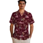 Florida State Seminoles Hawaiian Shirt – Palm And Clouds