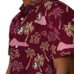 Florida State Seminoles Hawaiian Shirt – Palm And Clouds