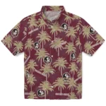 Florida State Seminoles Hawaiian Shirt – Palm Tree Motif