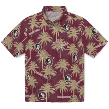 florida state seminoles palm grove garnet hawaiian shirts best selling