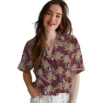 Florida State Seminoles Hawaiian Shirt – Palm Tree Motif