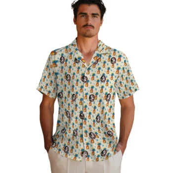 florida state seminoles pineapple delight beige hawaiian shirts fashion forward