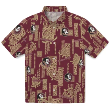 florida state seminoles turtle lines garnet hawaiian shirts best selling
