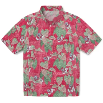 fresno state bulldogs anthurium overlay red hawaiian shirts best selling
