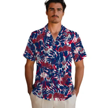 fresno state bulldogs hibiscus overlay hawaiian shirts fashion forward