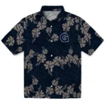 Georgetown Hoyas Hawaiian Shirt – 50th State Flower