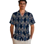 Georgetown Hoyas Hawaiian Shirt – Golfing Plaid