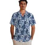 Georgetown Hoyas Hawaiian Shirt – Hibiscus Blooms