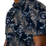 Georgetown Hoyas Hawaiian Shirt – Hibiscus Exotic