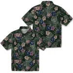 Georgetown Hoyas Hawaiian Shirt – Hibiscus Leaves Pattern