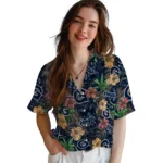 Georgetown Hoyas Hawaiian Shirt – Hibiscus Tiki Jungle