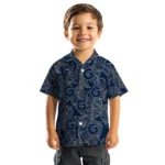Georgetown Hoyas Hawaiian Shirt – Leaf Outline