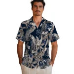 Georgetown Hoyas Hawaiian Shirt – Palm Leaves
