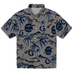 Georgetown Hoyas Hawaiian Shirt – Palm Sunset
