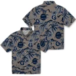 Georgetown Hoyas Hawaiian Shirt – Palm Sunset