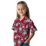 Georgia Bulldogs Hawaiian Shirt – Flamingo and Hibiscus