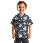 Georgia Bulldogs Hawaiian Shirt – Flamingo Hibiscus