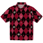 Georgia Bulldogs Hawaiian Shirt – Golfing Plaid
