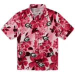 Georgia Bulldogs Hawaiian Shirt – Hibiscus Arrangement