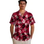 Georgia Bulldogs Hawaiian Shirt – Hibiscus Flower Design