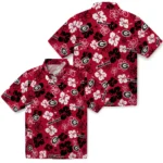 Georgia Bulldogs Hawaiian Shirt – Hibiscus Flower Design