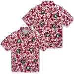 Georgia Bulldogs Hawaiian Shirt – Hibiscus Motif