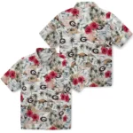 Georgia Bulldogs Hawaiian Shirt – Hibiscus Seaside