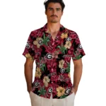 Georgia Bulldogs Hawaiian Shirt – Hibiscus Tiki Jungle