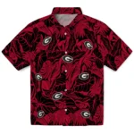 Georgia Bulldogs Hawaiian Shirt – Monstera Layer