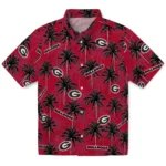 Georgia Bulldogs Hawaiian Shirt – Palm Tree Motif