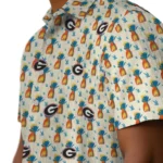 Georgia Bulldogs Hawaiian Shirt – Pineapple Delight