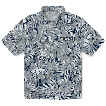 georgia southern eagles hibiscus overlay hawaiian shirts best selling